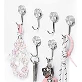 TRYMAG Strong Magnetic Hooks, 28LBS Heavy Duty Swivel Magnet Hooks for Cruise Cabins, 6 Pack Neodymium Magnets with Swivel Hooks for Hanging, Locker, Magnetic Metal Hanger for Fridge, Storage, Toolbox