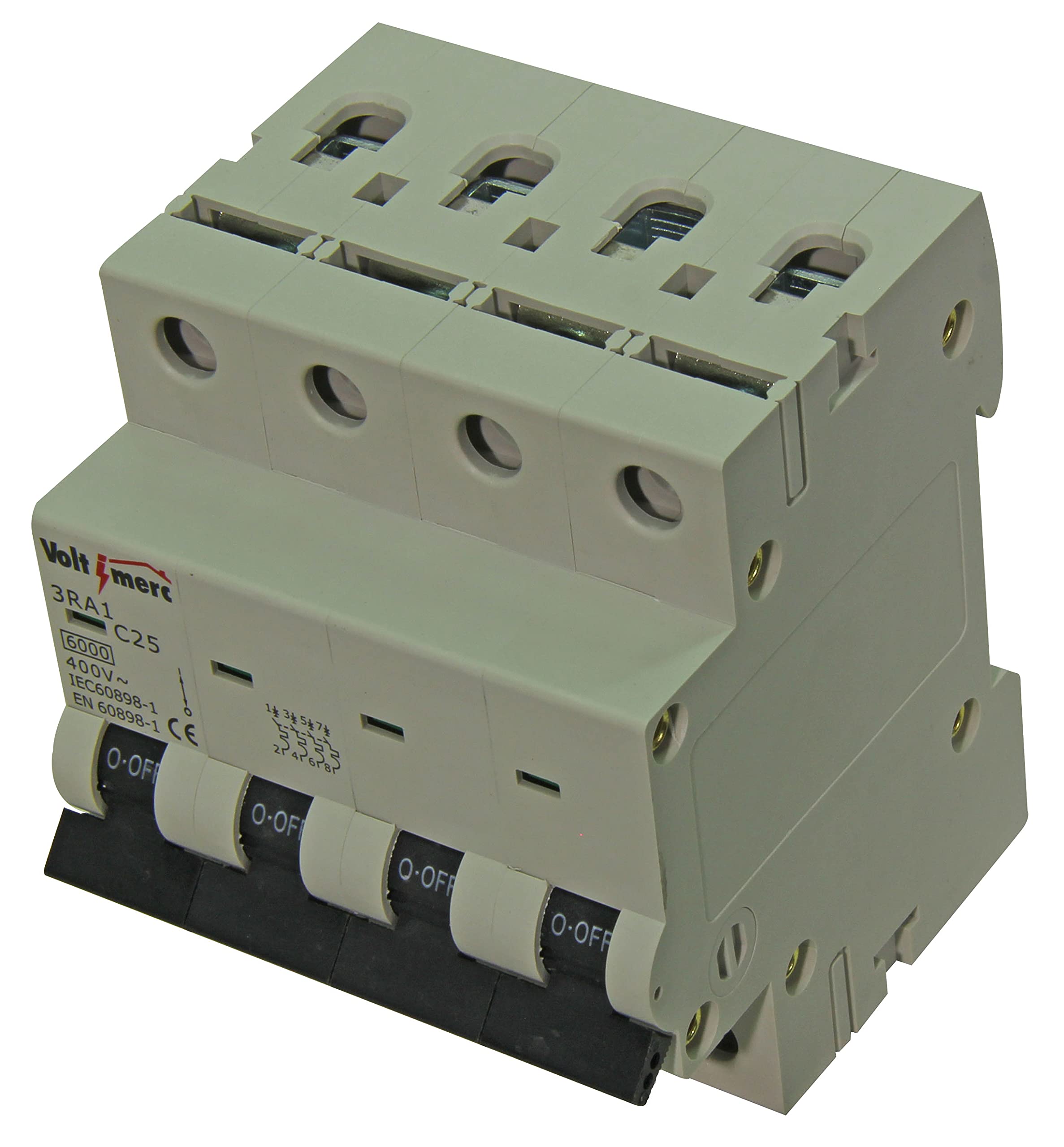 Voltimerc - Magnetic Switch | 6KA | 25A | 4P | 240V to 415V