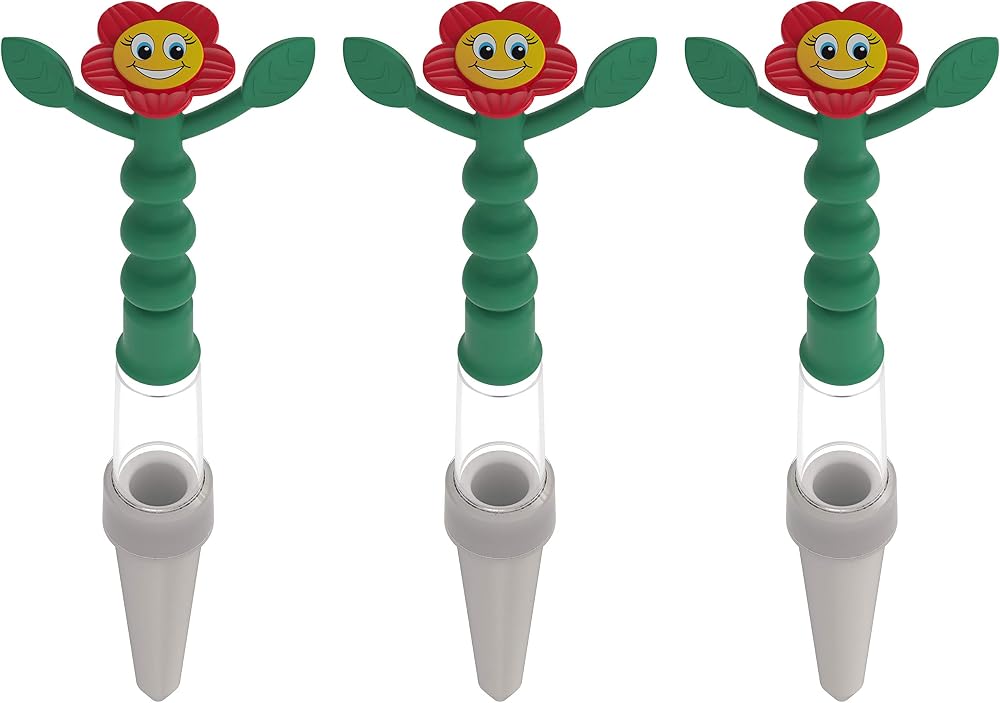 Terama Heidi Watering Indicator Set of 3 Red, No Batteries Required
