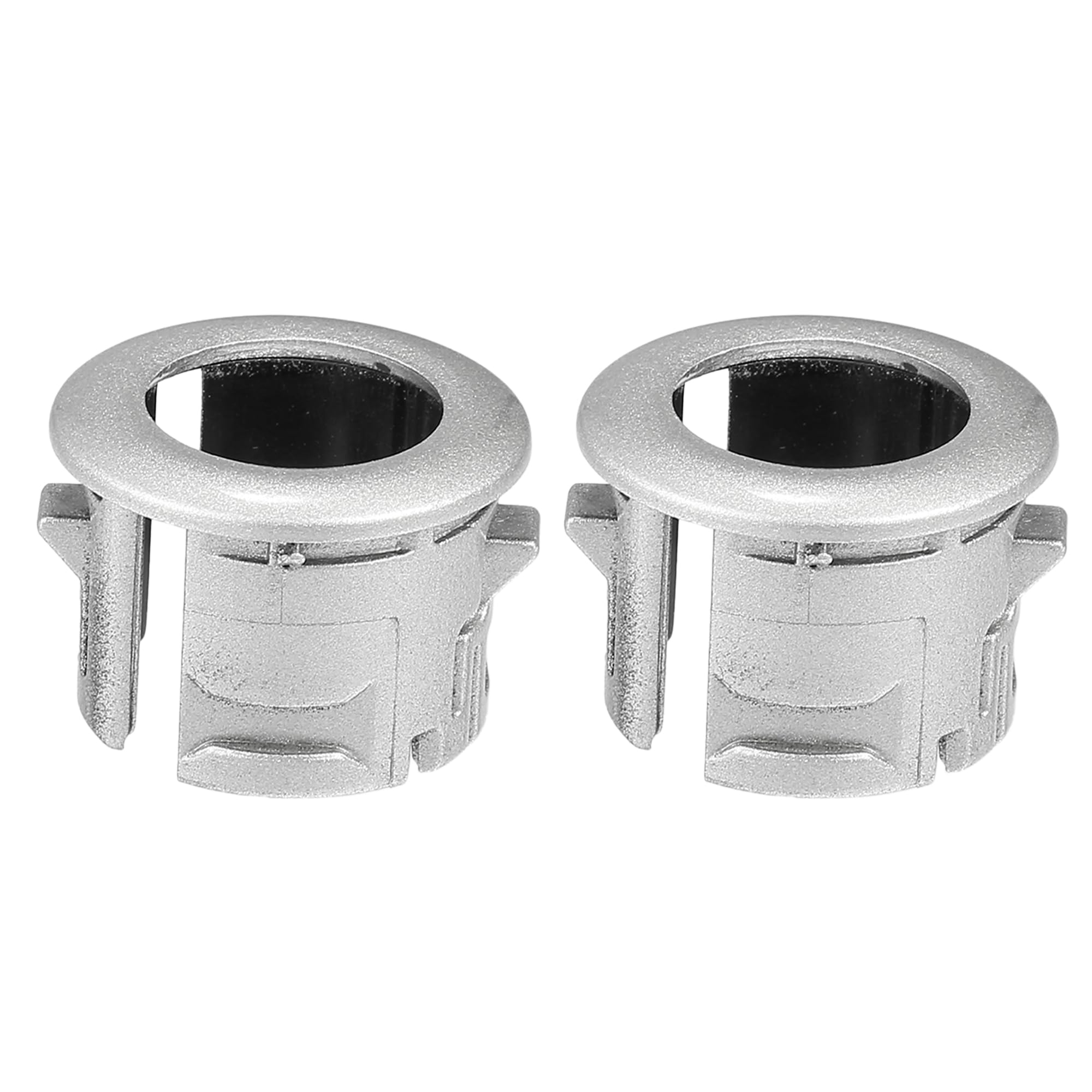 Photo 1 of VekAuto 2 Pcs Parking Sensor Retainer Holder Compatible for Lexus ES350 2007, Durable Plastic Silver Tone Backup Parking Aid Assist Sensor Bracket