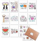 Vnaaem 40 Pack Funny Thank You Cards with Envelopes & Stickers Bulk Thanks Cute Pun Note Cards for Small Business Friends Teachers Employee Boss Coworkers Appreciation(4x6 Inches Per Card)