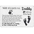 Fathers Day Gift for New Dad Wallet Insert Card Daddy Father to Be Birthday Gifts from Daughter Son Kids Pregnancy Baby Announcement Gifts for Him Men First Time Dads Husband from Wife Christmas