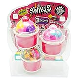COMPOUND KINGS Butter Swirlz Ice Cream Scoops Scented Slime, DIY Slime Kit for Kids Non-Stick Slime, Non-Drying Sensory Slime