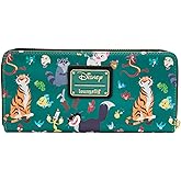 Loungefly Disney Wallet Princess Sidekicks Print Zip Faux Leather Clutch