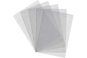 TIMESETL 5Pack Stainless Steel Woven Wire Mesh Screen, Air Vent Mesh, 11.8“ X 8.27“（30 x 21cm) 1mm Hole 20 Mesh, Metal Mesh Sheet, Rodent Mesh Screen for Garden Animal Cage Net Security Cabinets Mesh