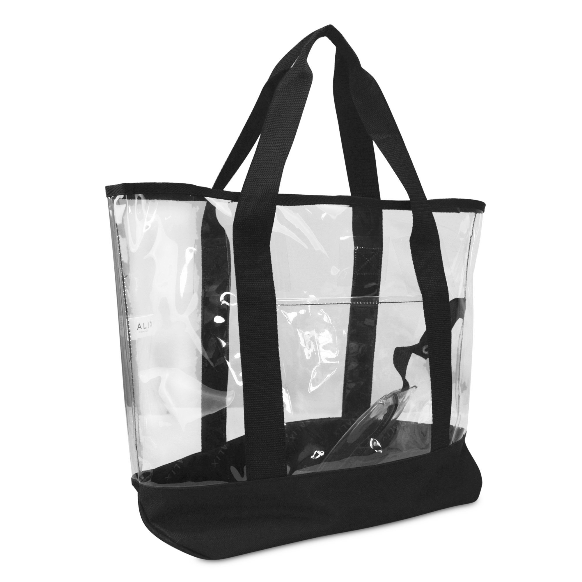 20 Large Clear Tote Bag With Small Pouch Buy Online In Faroe Islands At Faroe Desertcart Com Productid 4037287