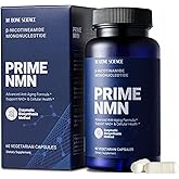 BONE SCIENCE Uthever NMN & Pterostilbene 6-in-1 Complex with Resveratrol, Glutathione & BioPerine - High Purity Stabilized NAD+ Precursor for Healthy Aging & Cellular Energy - 60 Vegetarian Capsules