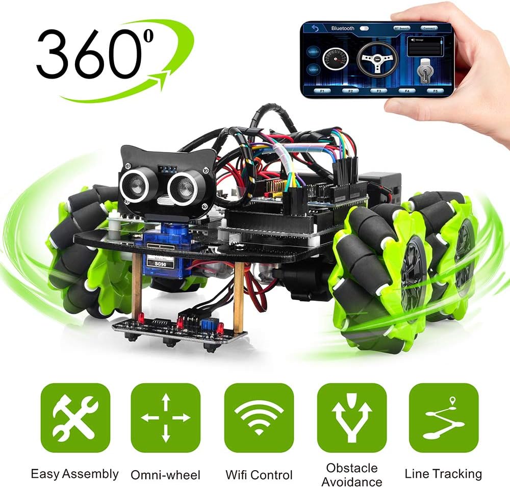 Osoyoo Omni Directinal Mecanum Wheels Robot Car Kit F vrogue.co