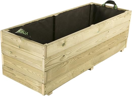 GHIO 170 - Huerto urbano Jardinera, 120 x 45 x 40 cm: Amazon.es ...