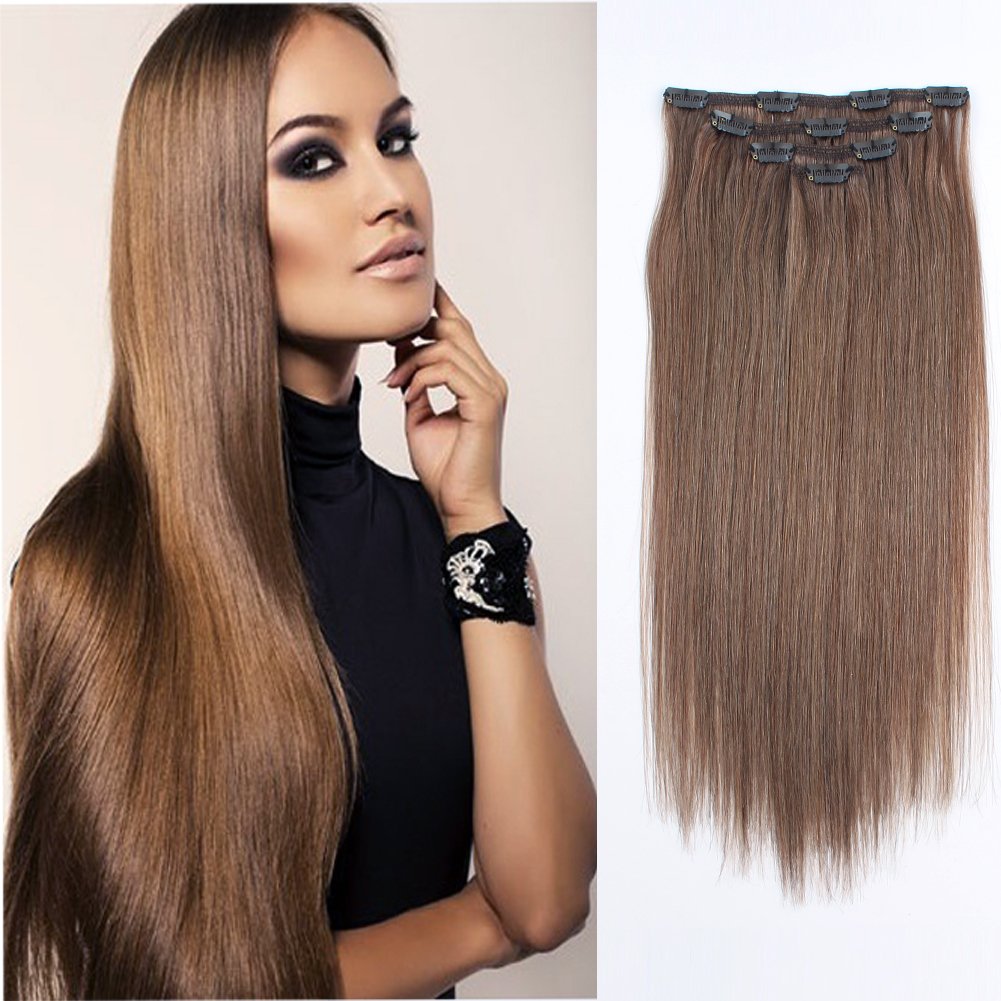 Buy Generic Sassina Chestnut Brown Thick Clip In Human Hair