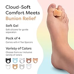 ZenToes Gel Toe Separators for Overlapping