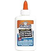 Elmer's Washable No-Run School Glue, 120ml, 4-Ounce Bottle (60307W8)
