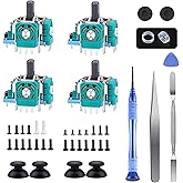 Joysticks Replacement for PS5 Controller, AOLION 3D Joystick Module Parts Compatible with Playstation 5 DualSense 51 PCS Cont