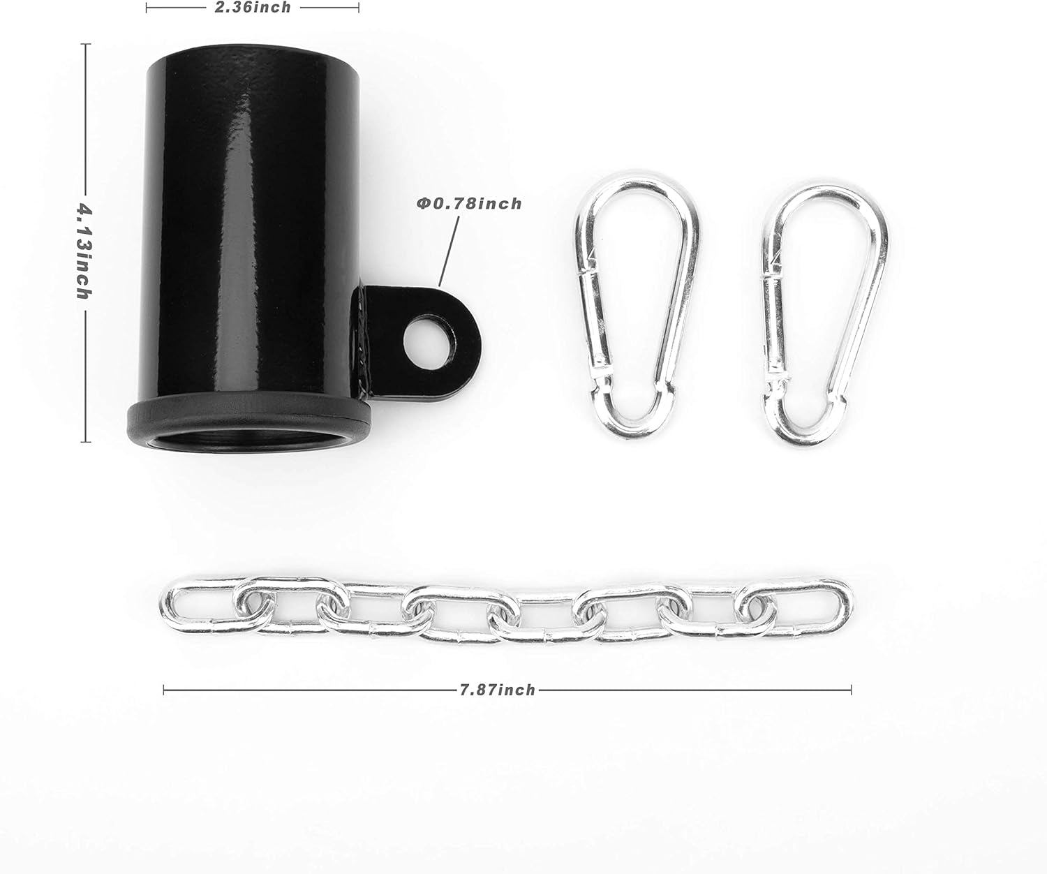 T-bar Row Platform Landmine Attachment with Chain- Fit 2" Olympic Bar - Use with Cable Machine Attachment Hand : Sports & Outdoors