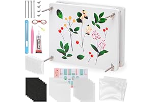 Veramz Flower Press - 10 Layers Flower Press Kit 12.2"x 8.26" Plant Preservation Kit DIY Flower Press Book Wooden Flower Press Kit Leaf Press for Women and Crafts Lovers to Make Dried Plant