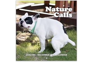 LEMOME HOME Gag Gifts - 2025 Wall Calendar, Funny Gag Gifts，White Elephants Gifts, Dogs Pooping Calendar 2025, Dogs Pooping in Beautiful Places Calendar 2025, Stupid Gifts, Jan 2025 - Dec 2025, Funny Gifts for Friends, Family