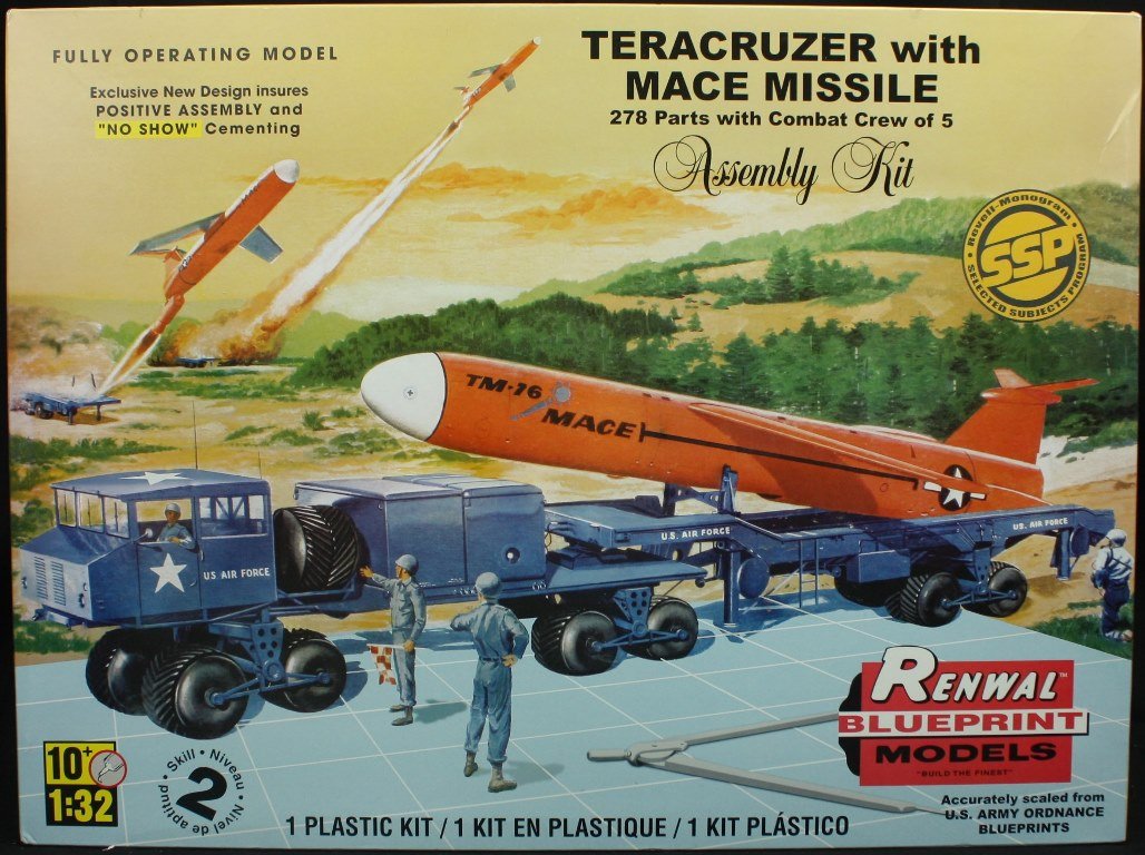 Revell Monogram 1:32 Scale Teracruzer with Missile Diecast Model Kit