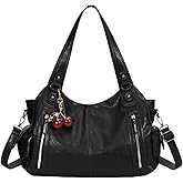 BBIQI Slouchy Hobo Shoulder Bag for Women Soft Leather Purse and Handbags Punk Style Tote Bag Crossbody Y2k Bags Satchel