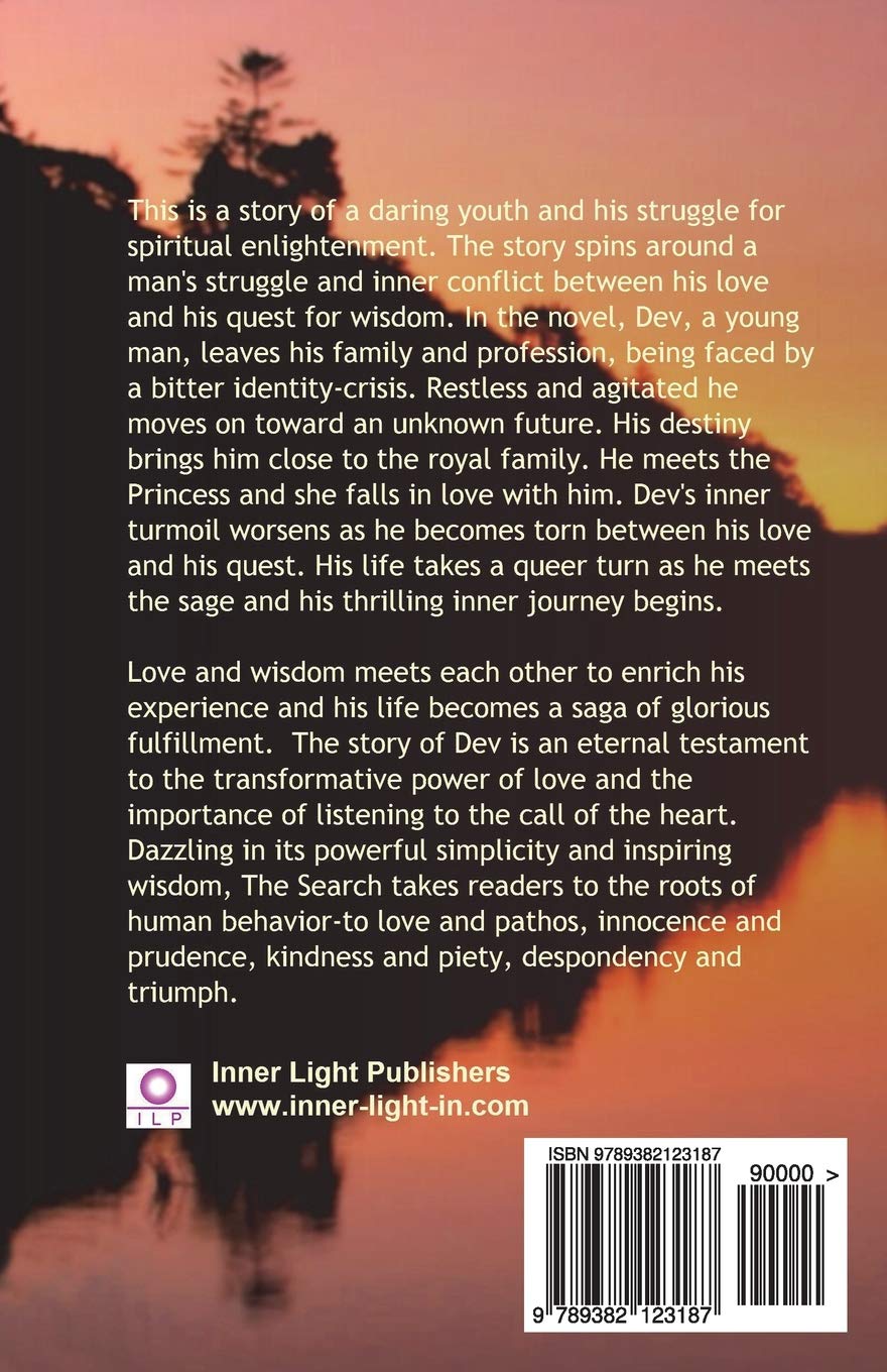 The Search A Spiritual Novel Ritz Olivia 9789382123187 Amazon Com Books