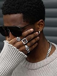 FindChic Personalized Class Rings for Men Signet