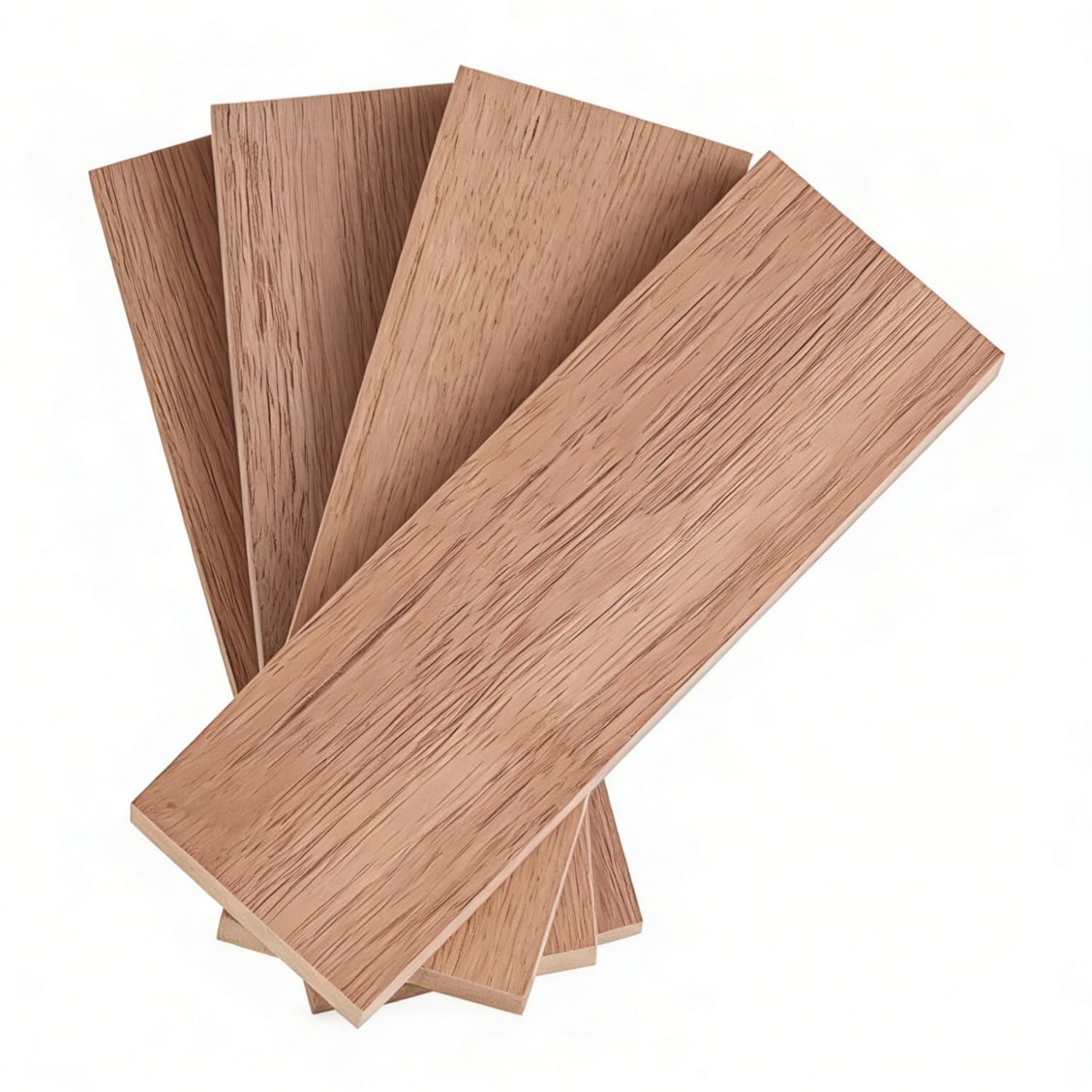 SUPERFINDINGS 12x4cm Black Walnut Wood Scales for DIY Sword Making