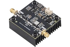 Zopsc RF Power Amplifier Module 0.5 800MHz, 35 37dBm Output, 40dB Gain, VHF UHF Broadband Board for FM CATV HF Radio, 15W Pow