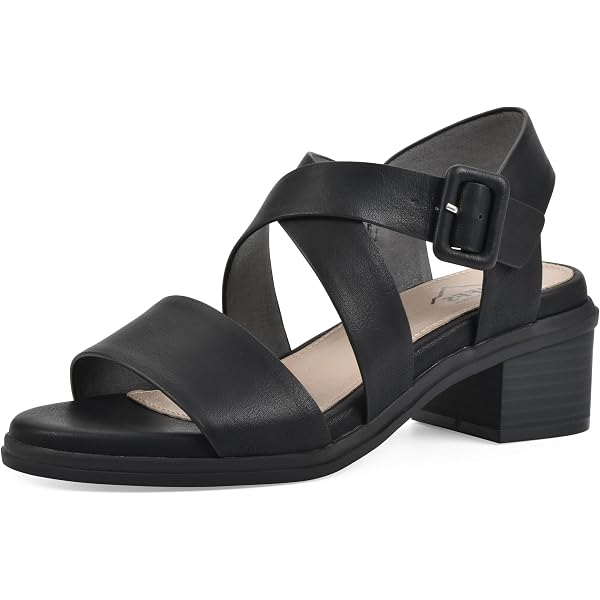 Sandales à Talons Vince Camuto Fantin - Cuir Noir à Lanières - Taille US 5 - Occasion
