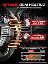 TESFEEL Carbon Fiber Heated Steering Wheel for