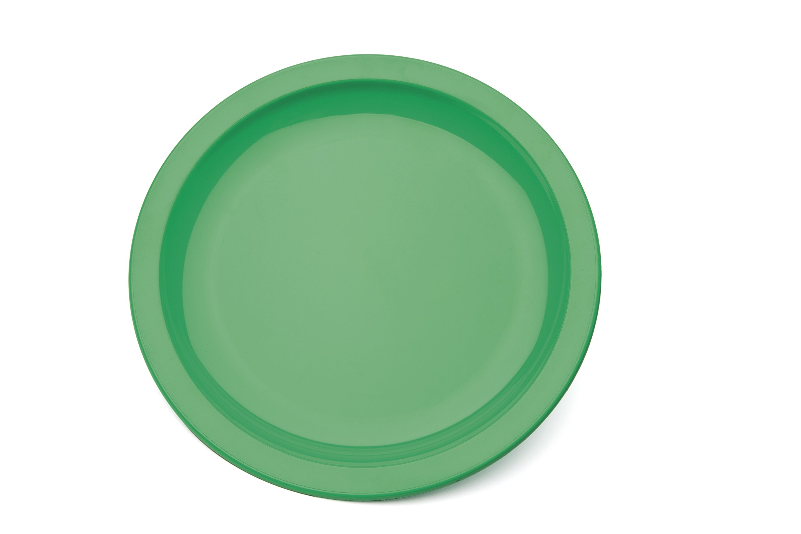 Harfield 17cm Polycarbonate Narrow Rimmed Plate Emerald (Pack of 4)