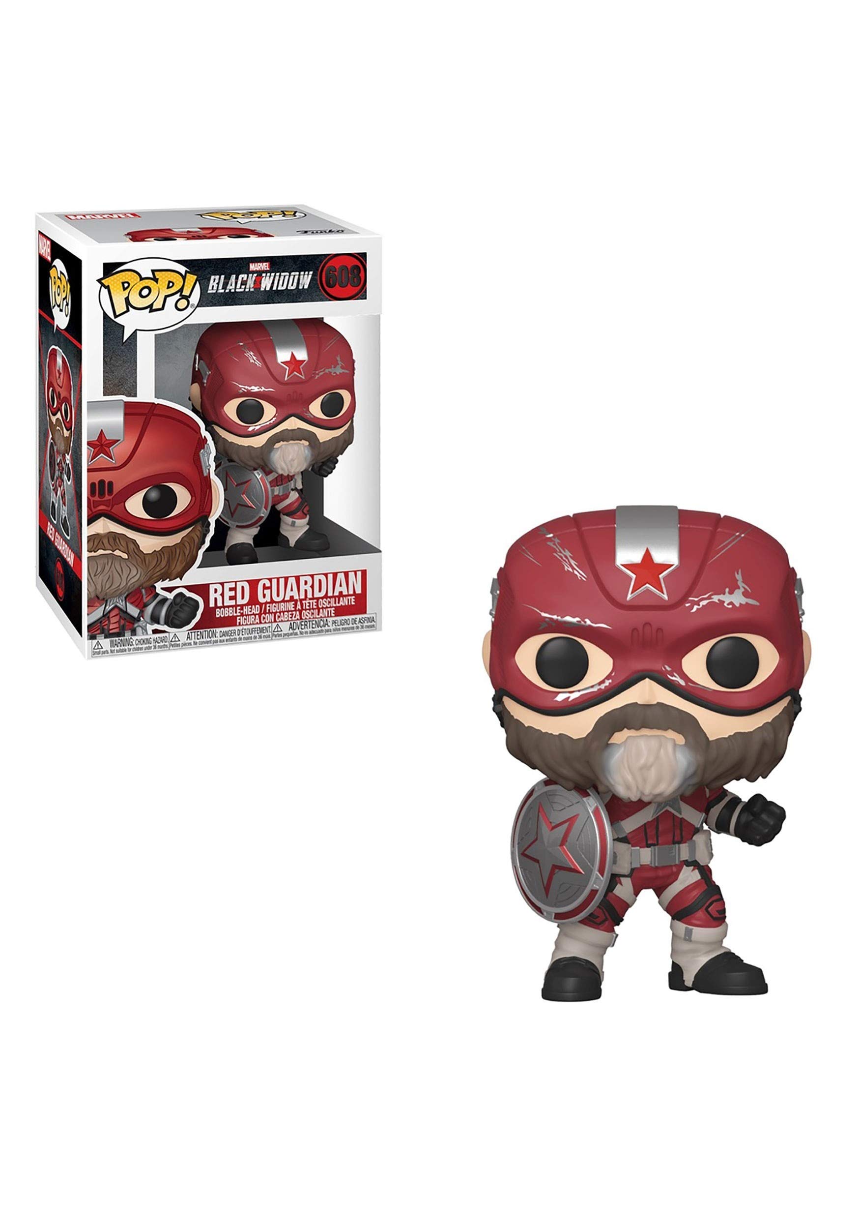 Photo 1 of Funko Pop! Marvel: Black Widow – Red Guardian, Multicolor