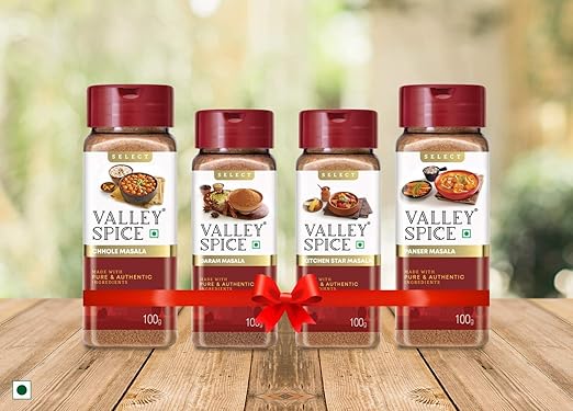 Valley Spice Select Kitchen Star Masala Garam Masala Paneer Masala Chhole Masala 100g Each Amazon In Grocery Gourmet Foods