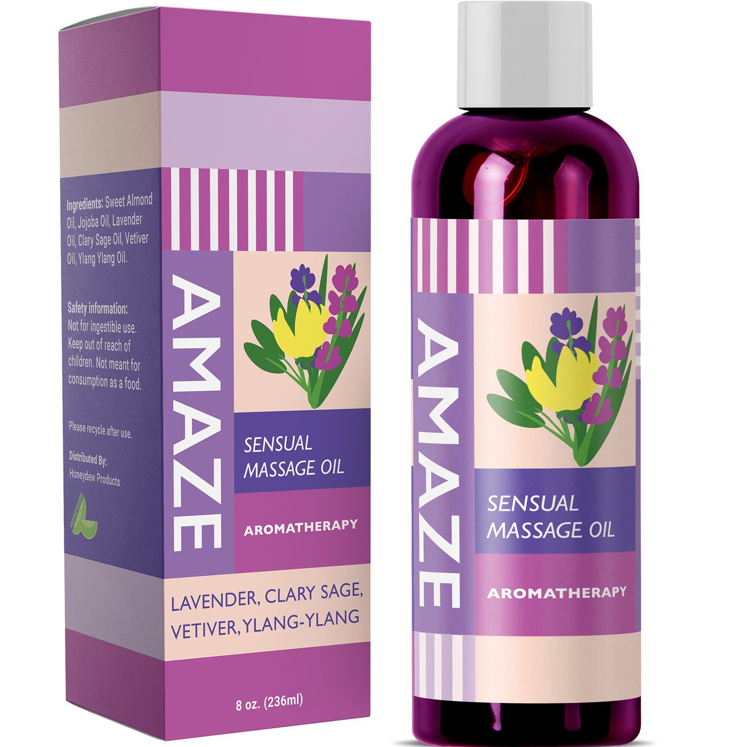 Massage Therapy Oil, Aphrodisiac Essential Oil Blend To Allure Pure