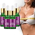Mandalashley Bust Firming Natural Essential Oil, Lift N’ Firm Bust Essential Oil, Natural Bust Up Essential Oil, Bust Firming and Enhancing Natural Essential Oil, 10ml (4Pcs)
