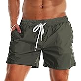 YnimioAOX Men's Swim Trunks Quick Dry Beach Shorts Swimwear Bathing Suit