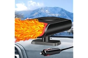 Nugxica 12V Car Heater - Portable Car Heaters for Vehicle, Car Heater That Plugs Into Cigarette Lighte, 2 in 1 Heating & Cooling Fast Windshield Defrost Defogger