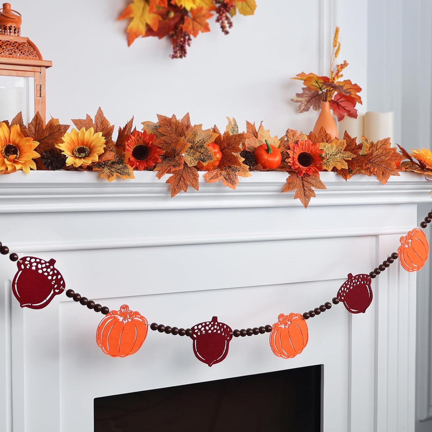 Wreaths, Garlands & Swags - Fall Decorations for Home, MEETYAMOR 47
