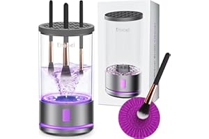 EITABEL Electric Makeup Brush Cleaner machine, 2 in 1 Makeup Brush Cleanser & Washer Combined, Automatic Spinning Makeup Brush Cleaner For All Size Makeup Brush and Sponges