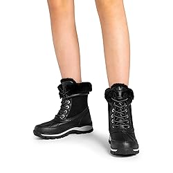 DREAM PAIRS Snow Boots for Women Waterproof Mid