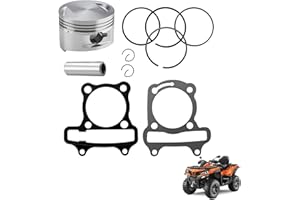 New Olym 62mm/2.44" Piston Rings Kit Assembly with Head and Base Gaskets for 152QMI 157QMJ Engine Scooter Moped ATV Go Kart