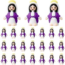 Amazon.com: ARCHCRTC 30 Pcs Little Virgin Mary Figurines Miniature ...