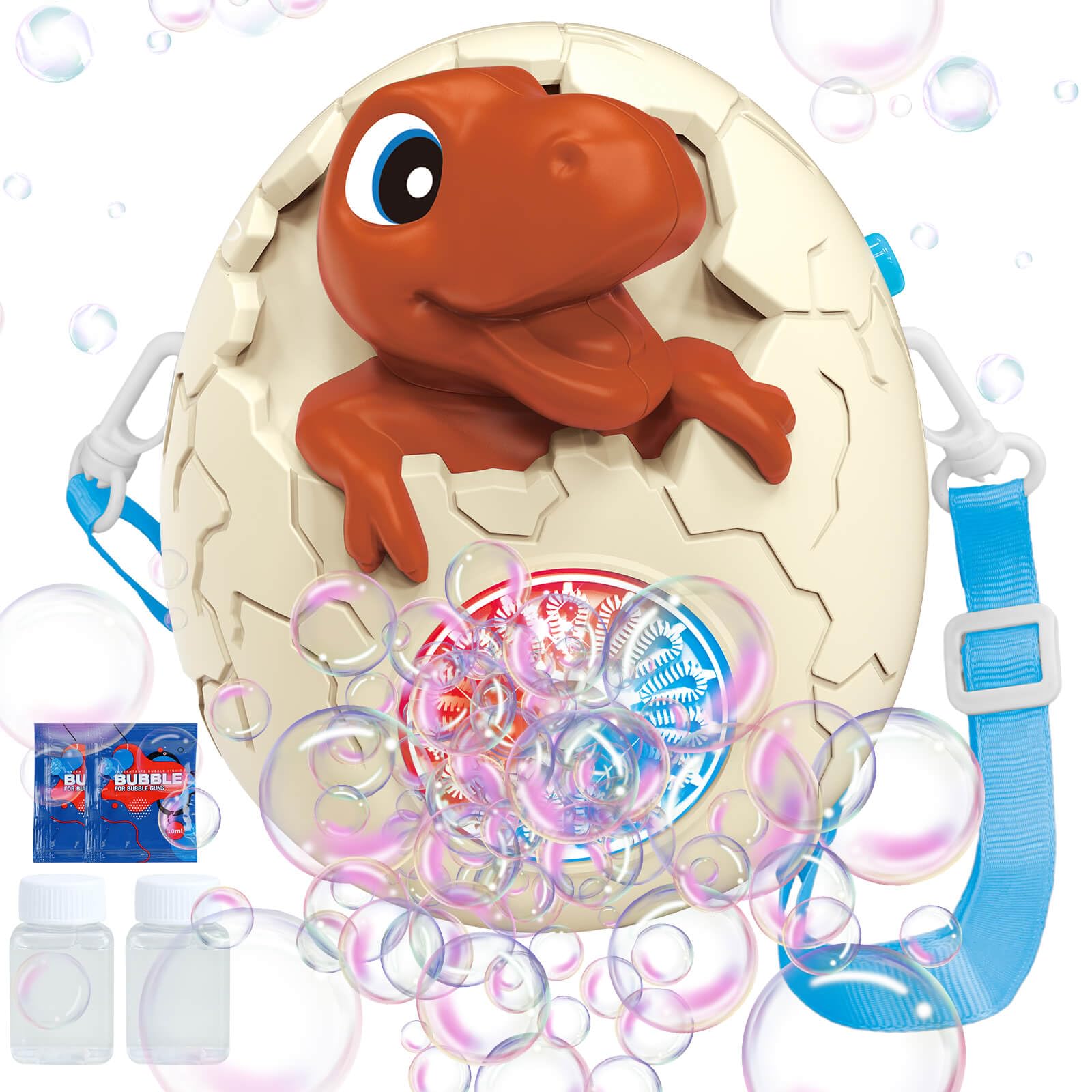 Britik Dinosaur Bubble Machine Toys for Kids 3-8 Year Old: Bubble Machine for Kids Bubble Makers Gifts for Boys Age 3 4 5 6 7 8 Birthday Presents for Toddler Outdoor Garden Easter Toy Bubbles Blower