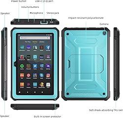 DJ&RPPQ Case for 10th/12th Generation 8-inch