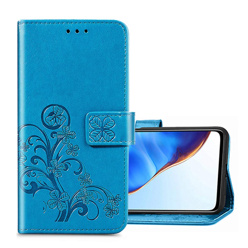 EasyShow Compatible with Blackview Oscal C70 Wallet Case, Wallet Cover Magnetic Closure and Flip Stand Case, 3D Vintage Phone Shell Cases Suitable for Blackview Oscal C70 -Blue