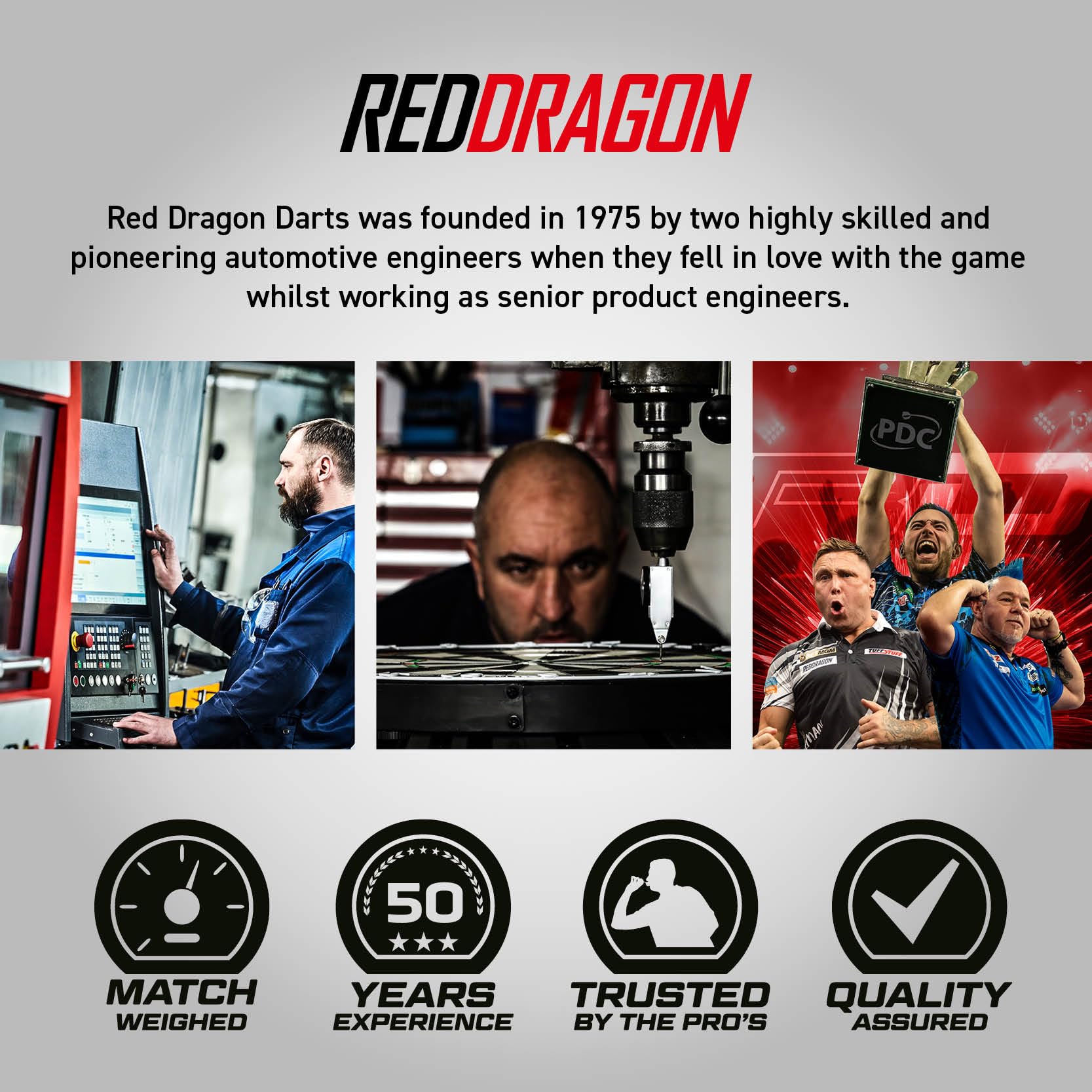 RED DRAGON Darts - 50 Jahre Jubiläums Spieler Edition - Luke Humphries 'Coolhand' 22g - 90% Wolfram - Professionelles dartpfeile metallspitze Satz - Enthält Steeldarts Pfeile Flüge und Dart Schäfte 7