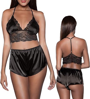 Lingerie for Women Cute Silk Pajamas 