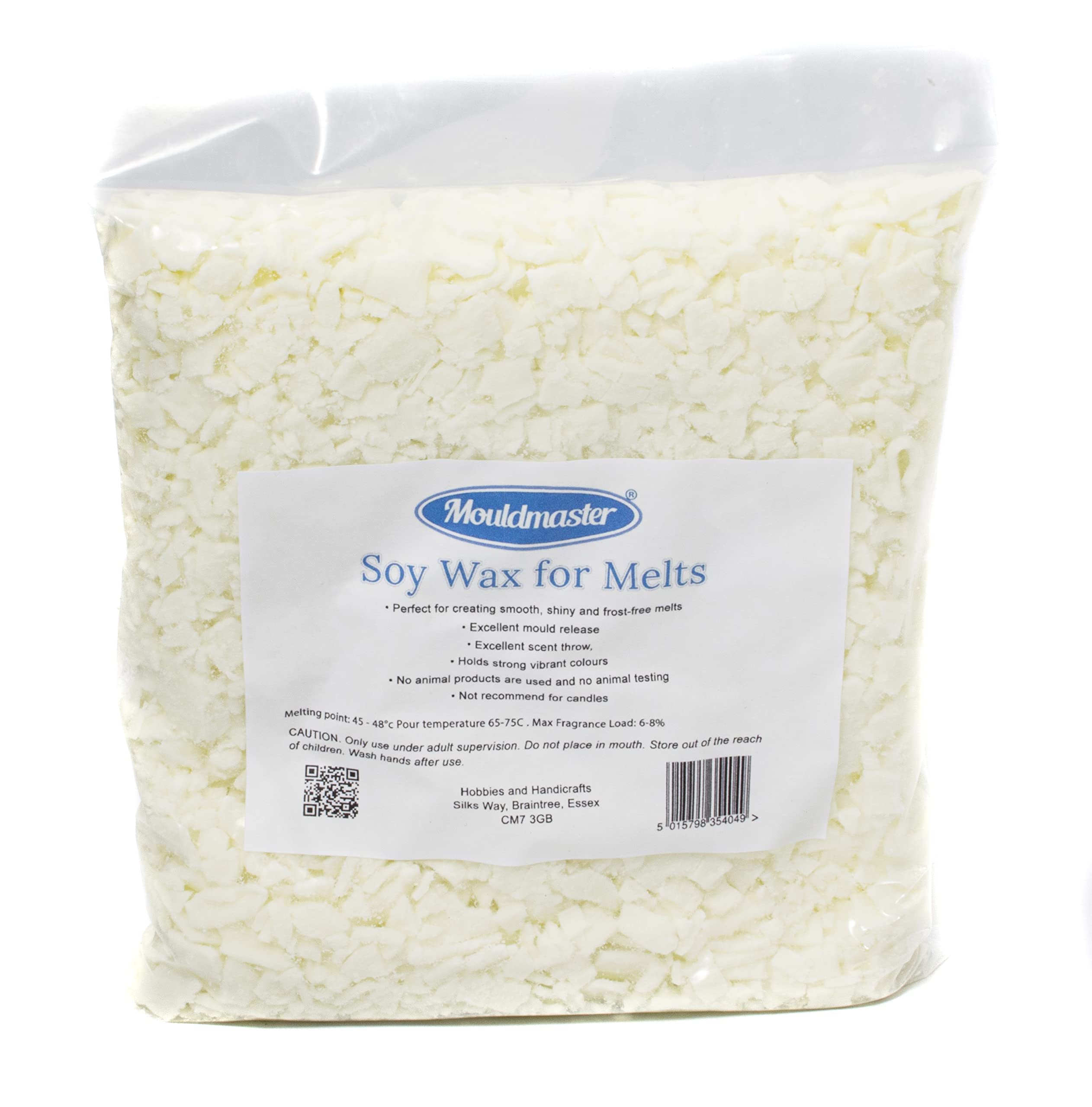 Mouldmaster Soy Wax for Melts 750g, White