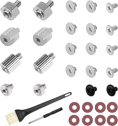 Boloest 32Pcs M.2 NVMe SSD Mount Screws Standoffs for MSI ASUS Gigabyte