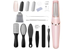 Electric Foot Callus Remover & Smoothing Tool - USB Rechargeable, Waterproof Pedicure Device for Removes Dry Hard & Dead Skin