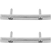 Musiclily Basic Steel Guitar String Retainer Bar Chrome 2Pcs | for Floyd Rose Tremolo System Electric Guitar