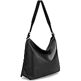 befen Genuine Leather Crossbody Hobo Purses for Women, Ladies Shoulder Bags Handbags with 2 Shoulder Straps